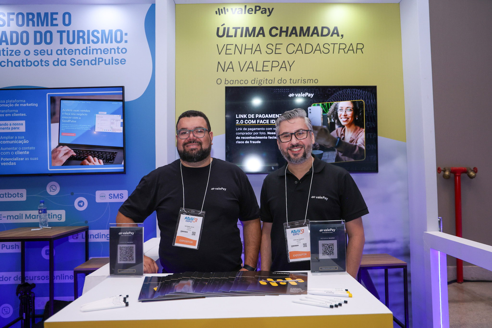 Natanael Silva e Carlos Fonseca, da Vale Play
