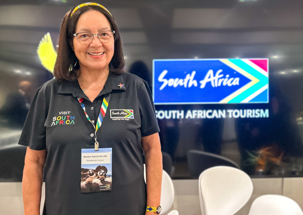 Patricia de Lille, ministra do Turismo da África do Sul Patricia de Lille, ministra do Turismo da África do Sul