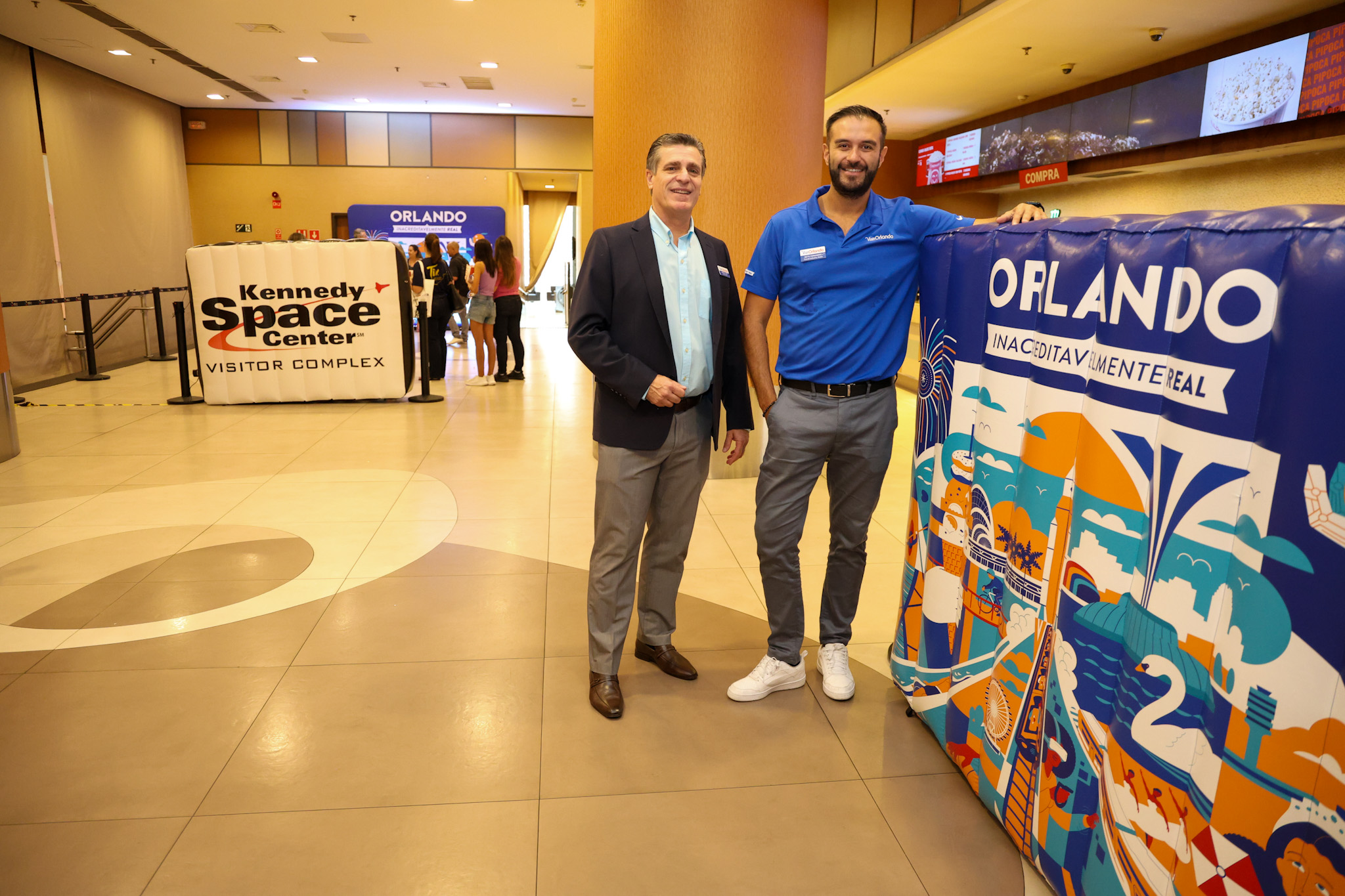 Patrick Yvars e Neto Fernandes, do Visit Orlando