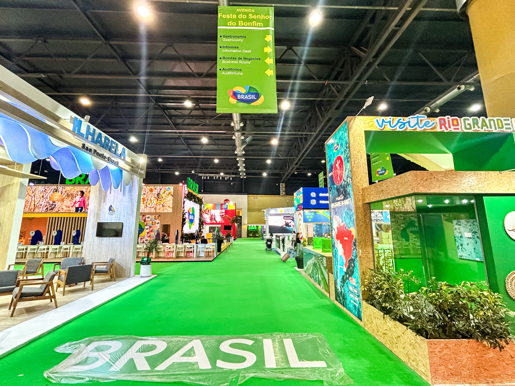 Pavilhão Brasil na FIT 2024 Pavilhão Brasil na FIT 2024