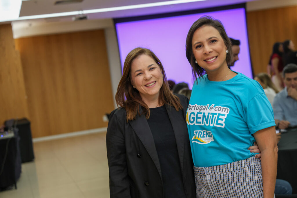 Poliana Falcão, do Clube Turismo e Cássia Valle, da Trend Viagens