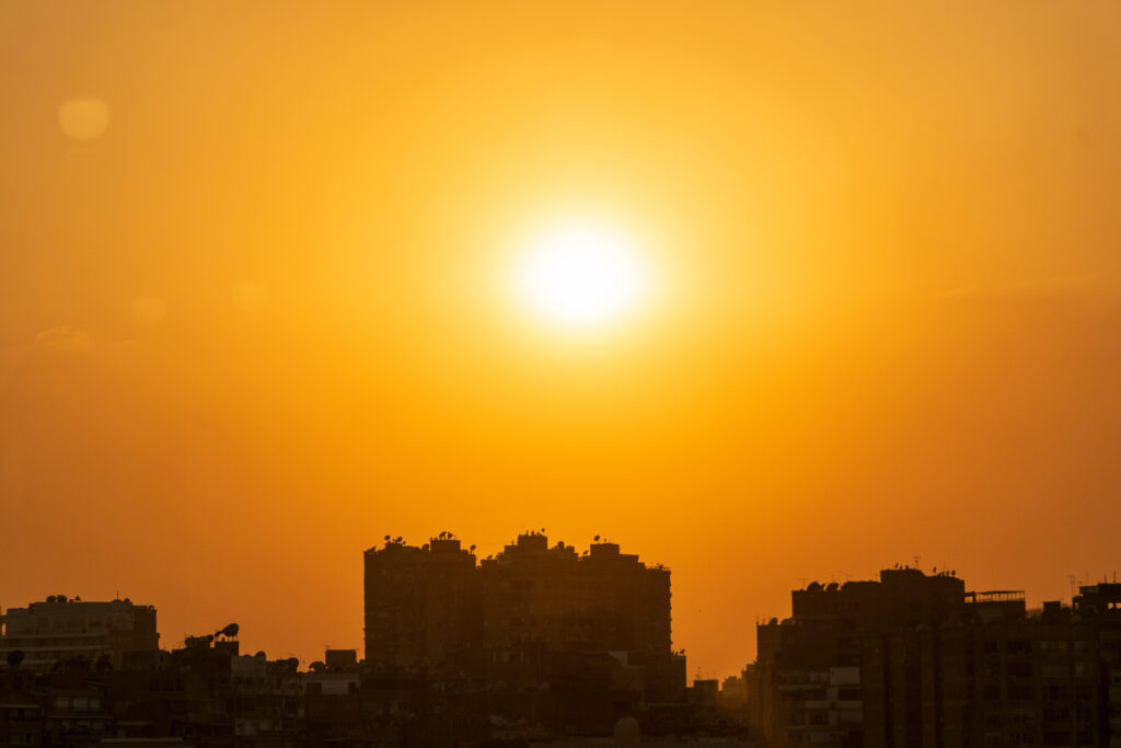 Pôr do Sol no Cairo