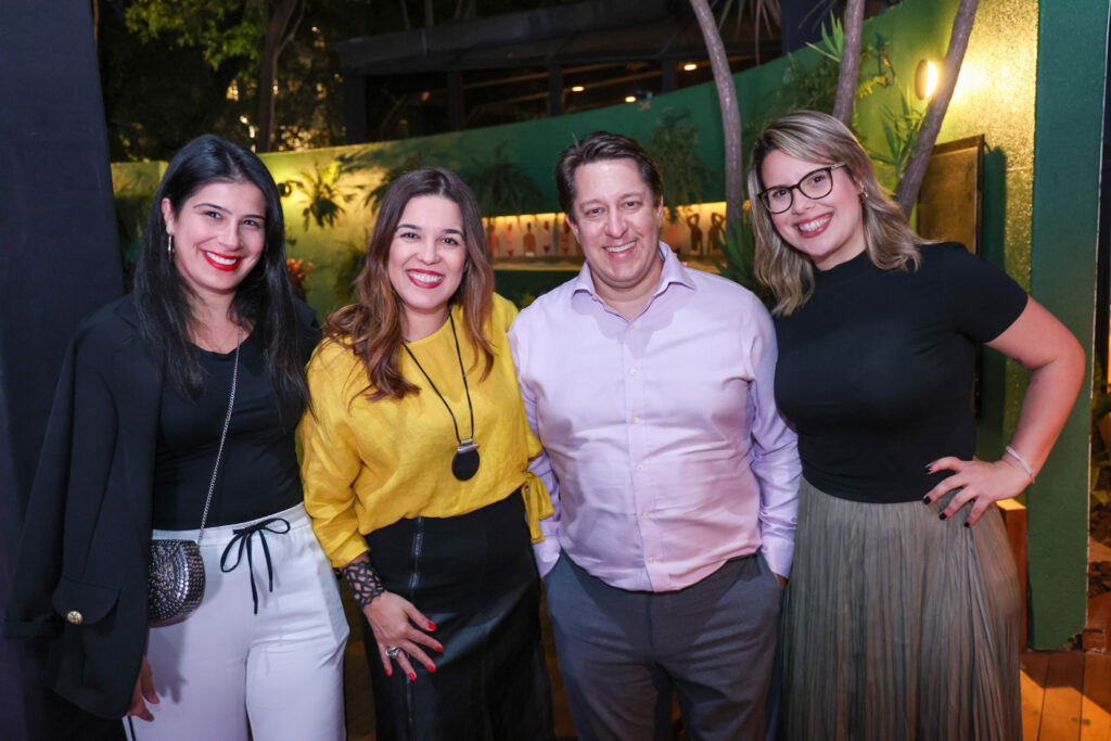 Renata Carelli, da Casa do Agente, Sabrina Moretti, da R11, Charles Franken, do Grupo Arbo e Carolina Sovenhi, da R11