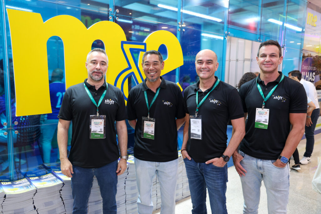 Renato Kiste, Marcel Ito, Franklin Gomes e Alexandre Pinto, da Shift