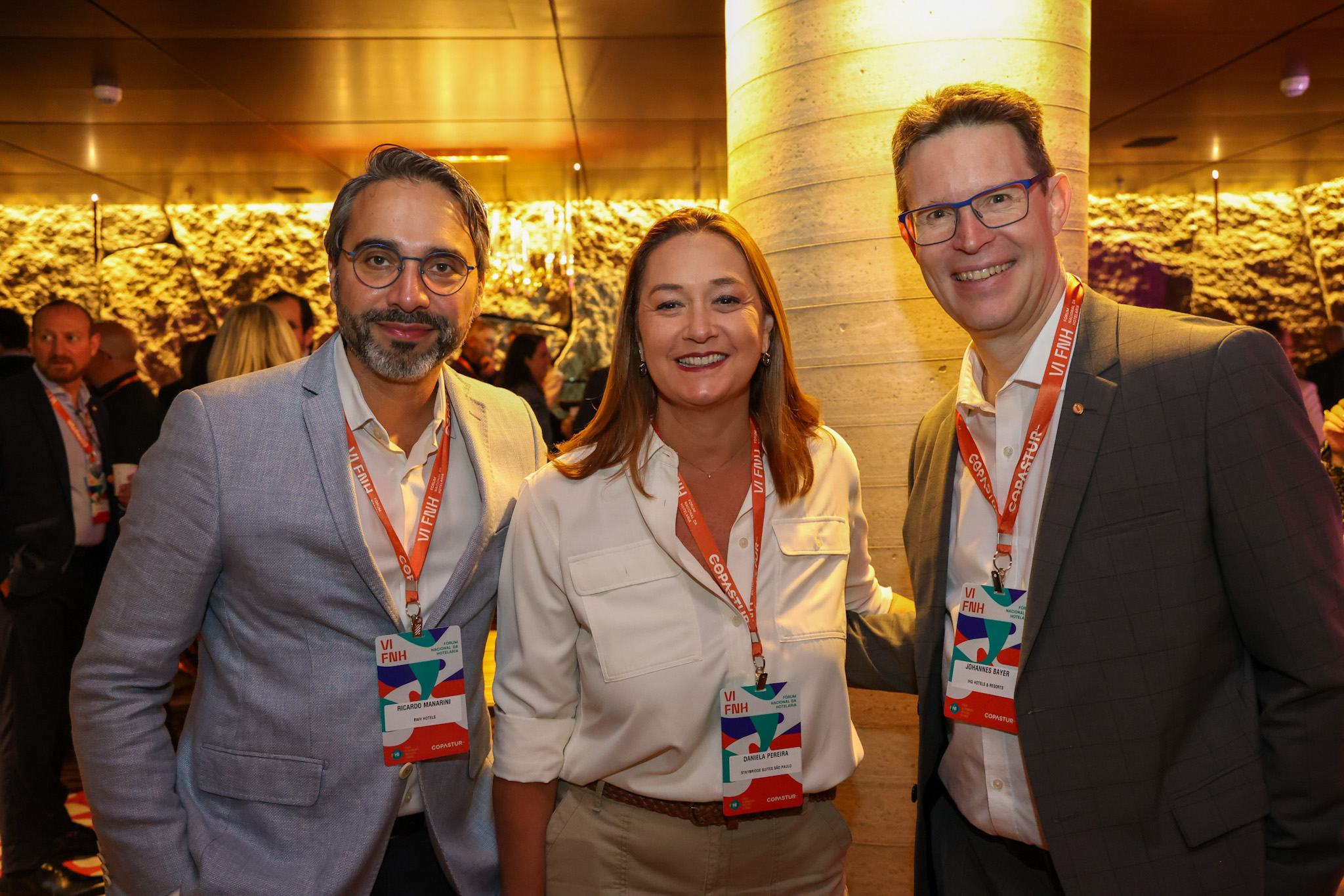 Ricardo Manarini, BWH, Daniela Pereira, do Staybridge Suítes São Paulo e Johannes Bayer, da IHG Hotels & Resorts Ricardo Manarini, BWH, Daniela Pereira, do Staybridge Suítes São Paulo e Johannes Bayer, da IHG Hotels & Resorts