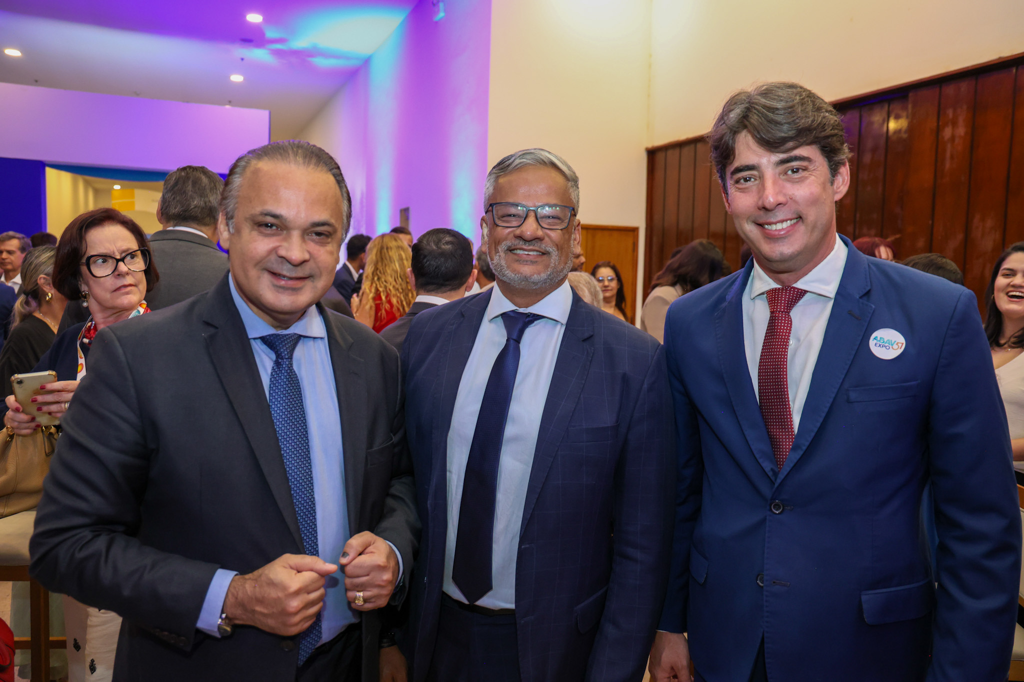 Roberto de Lucena, da Setur-SP, Bob Santos e Fabrício Amaral Roberto de Lucena, da Setur-SP, Bob Santos e Fabrício Amaral