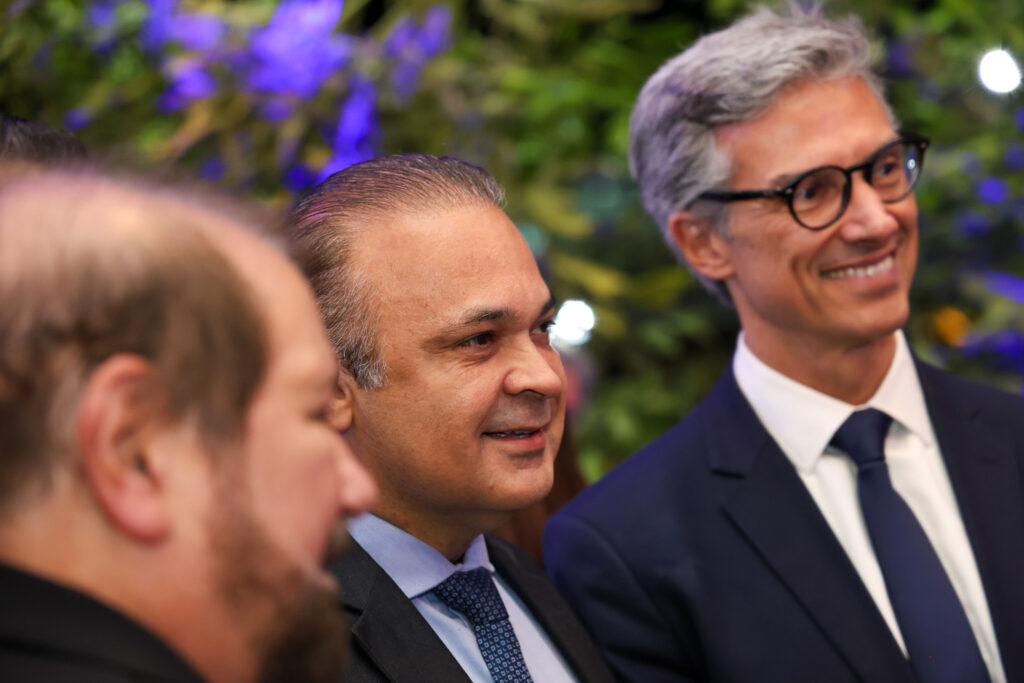 Roberto de Lucena, da Setur-SP, e Marco Ferraz, da Clia Brasil