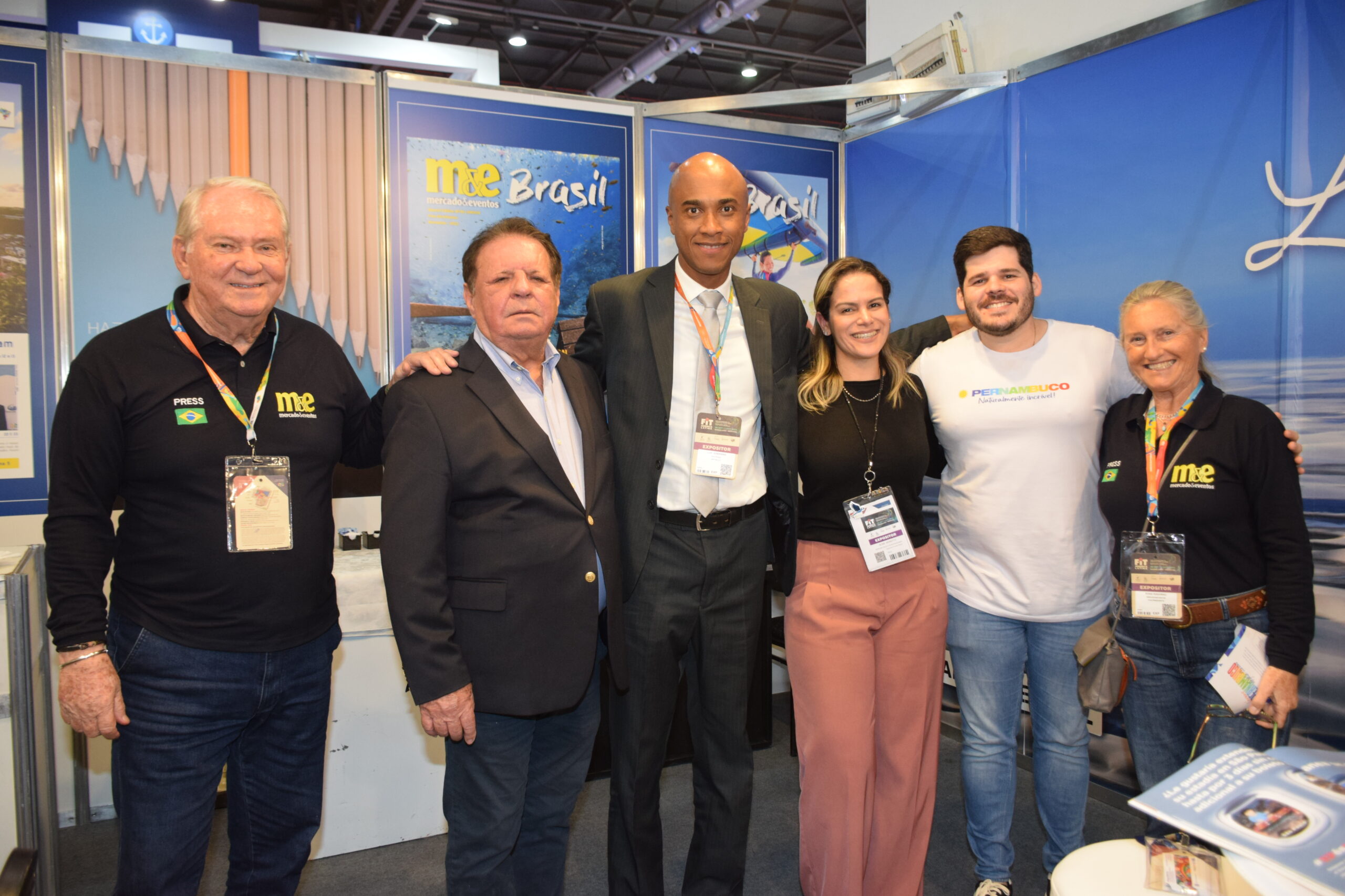 Roy Taylor, do M&E, Airton Abreu, do Maranhão, Luís Sobrinho, da Setur-SP, Aline Moretto, do SPVCB, Diogo Beltrão, da Empetur e Rosa Masgrau, do M&E Roy Taylor, do M&E, Airton Abreu, do Maranhão, Luís Sobrinho, da Setur-SP, Aline Moretto, do SPVCB, Diogo Beltrão, da Empetur e Rosa Masgrau, do M&E