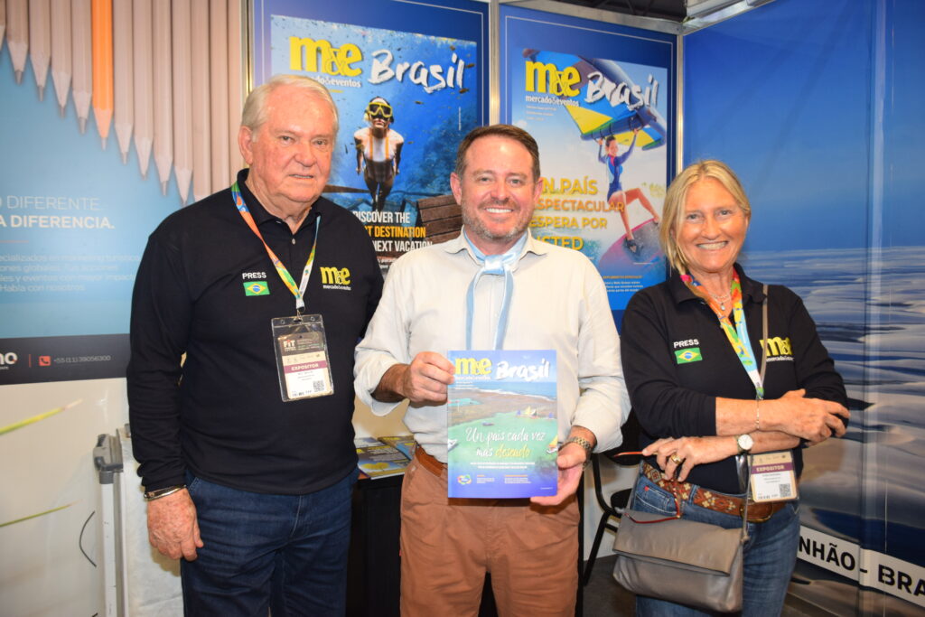 Roy Taylor e Rosa Masgrau, do M&E com Pedro Gramacho, da Bahia