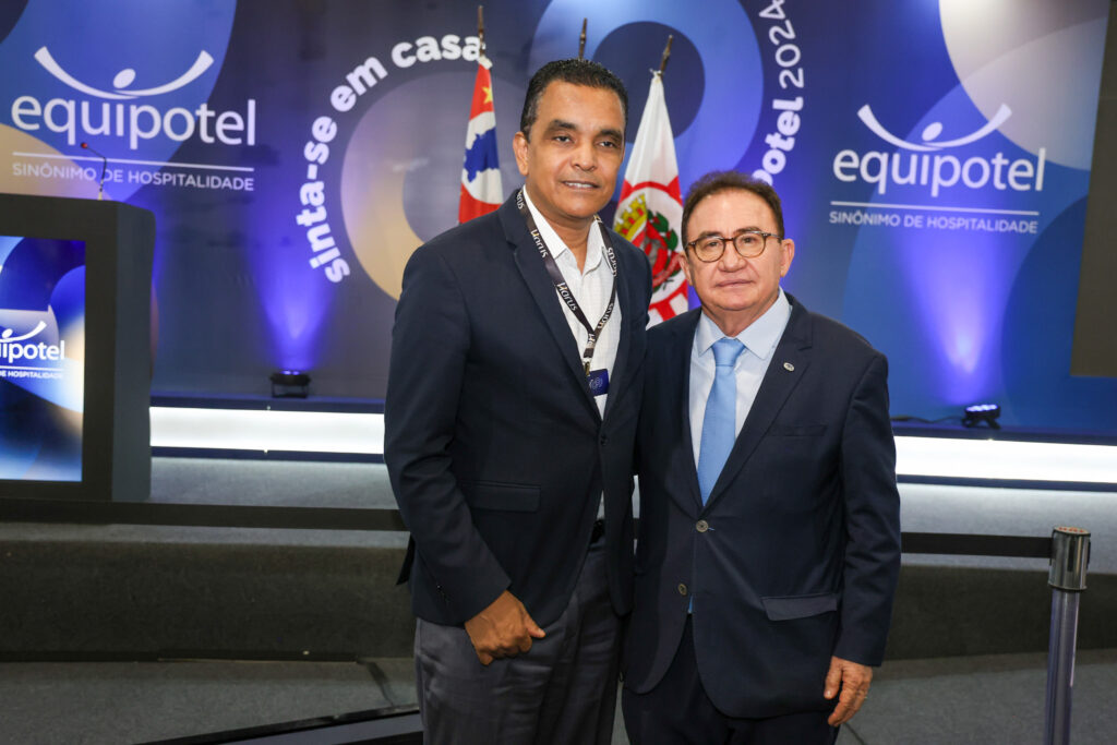 Rui Alve, secretário de Turismo da Cidade de São Paulo e Manoel Linhares, presidente da ABIH Nacional