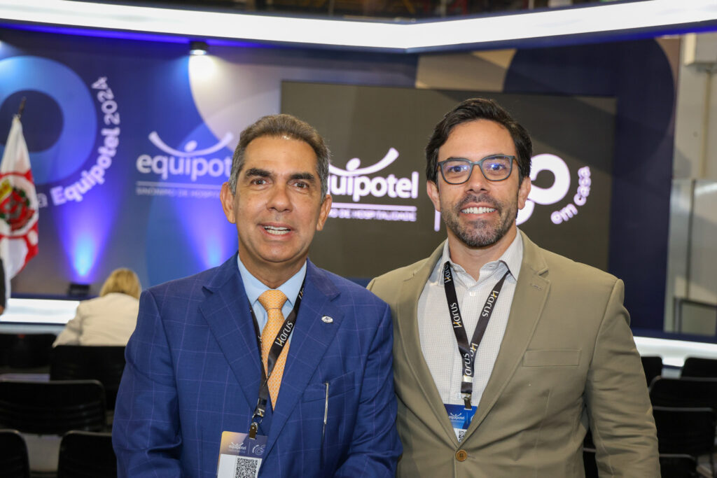 Sérgio Gaspar, vice-presidente da ABIH Nacional e Milton Vasconcelos, presidente do Conotel Brasil