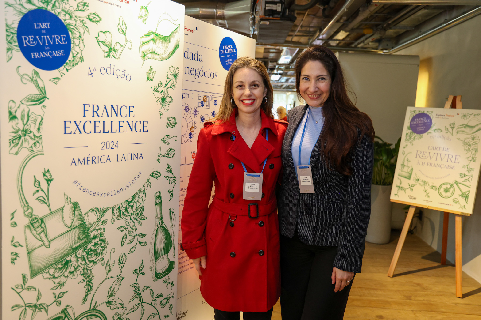 Talitha Leão, da LT Viagens SP e Laura Rodrigues, Inspirimg Adventures Tours & Experiences