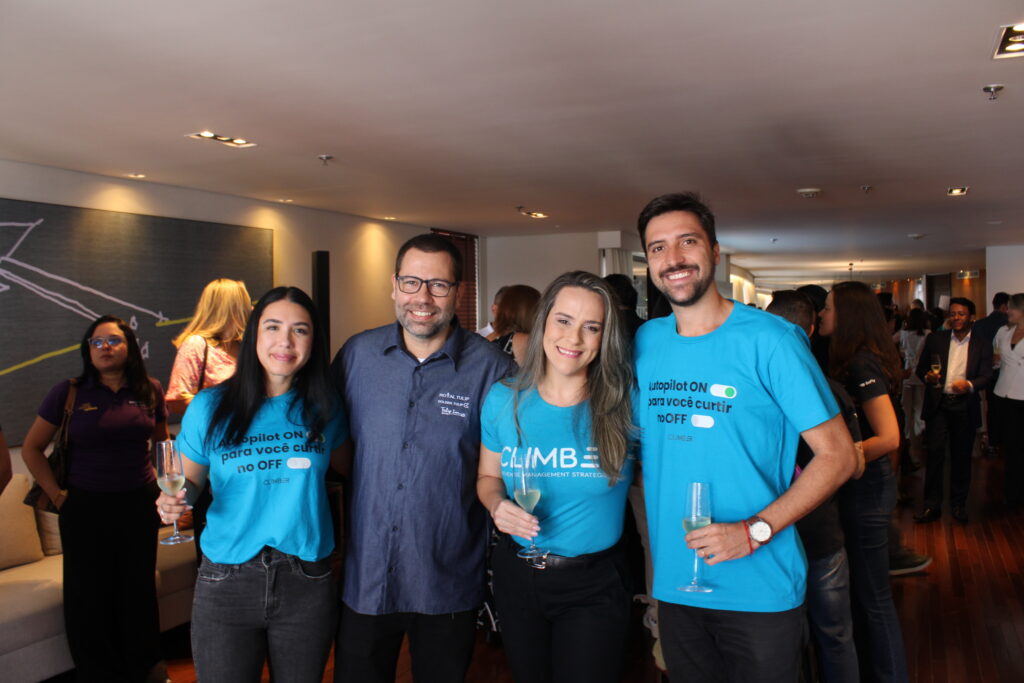 Victor Ferreira, da Louvre, Gabriel Adorno, Cynthia Araújo e Shayane Pereira, da Climber