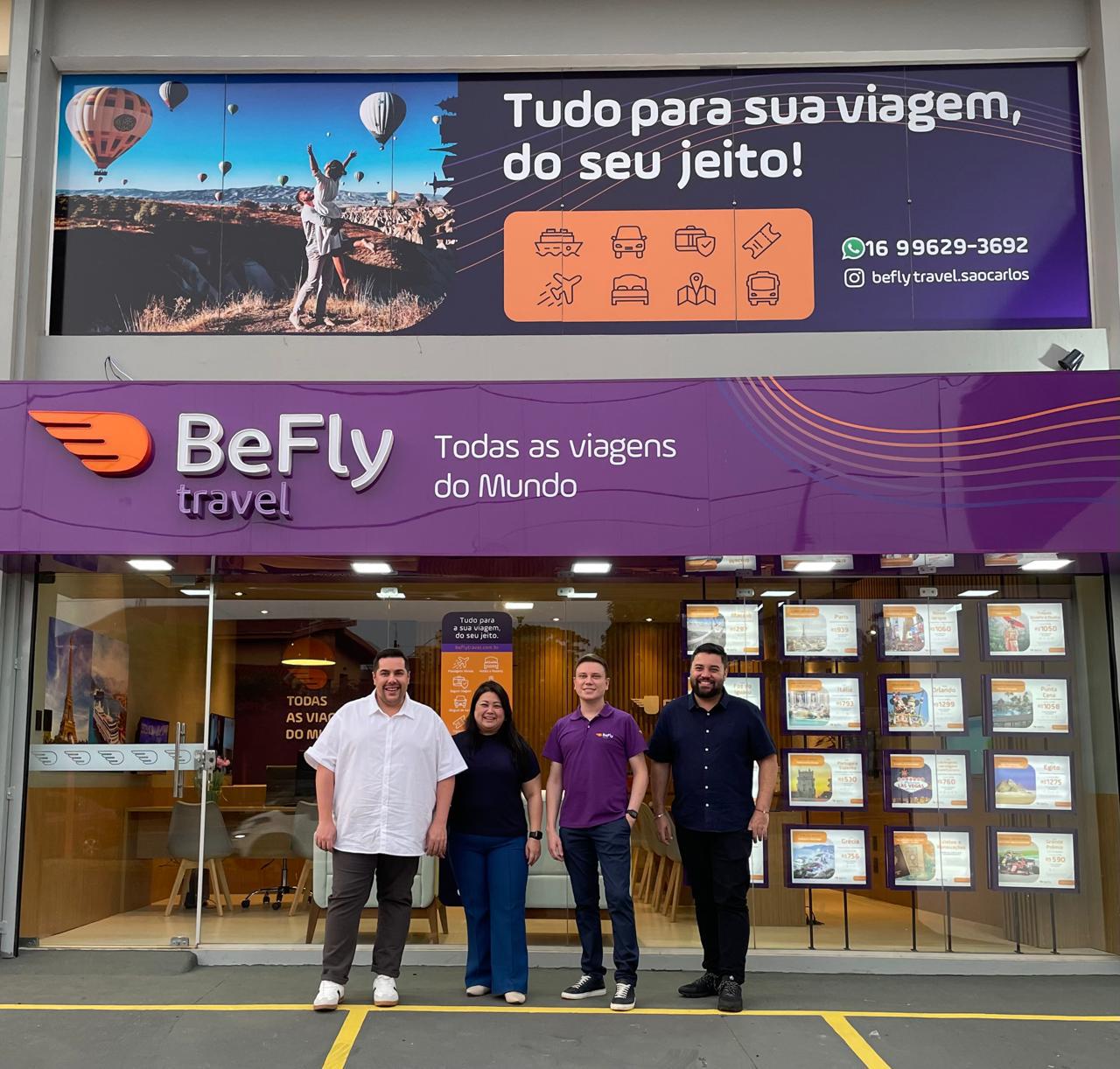 BeFly Travel inaugura nova franquia em São Carlos (SP) 1 by1 BeFly Travel inaugura nova franquia em São Carlos (SP)