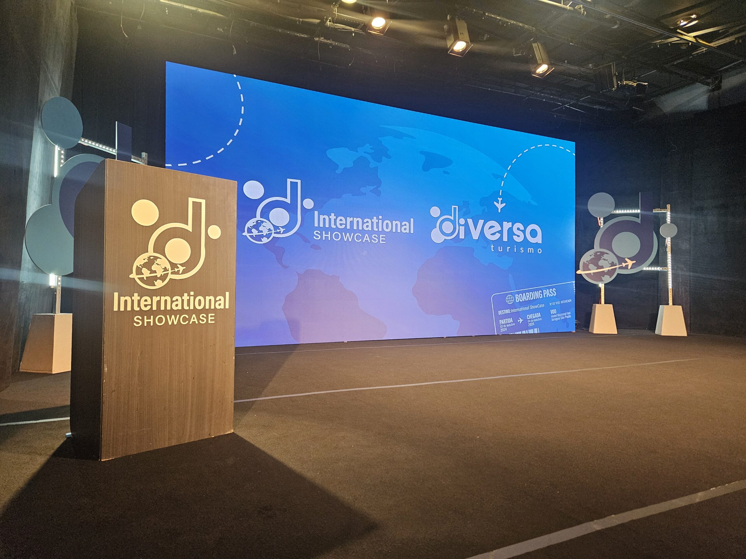Palco do evento da Diversa Turismo