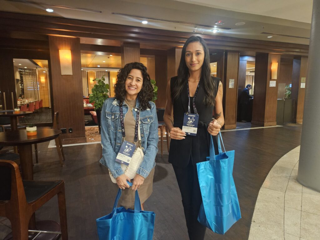 Patricia Costa, da Allegro Viagens, e Camila Nogueira, da Destinatta Travel