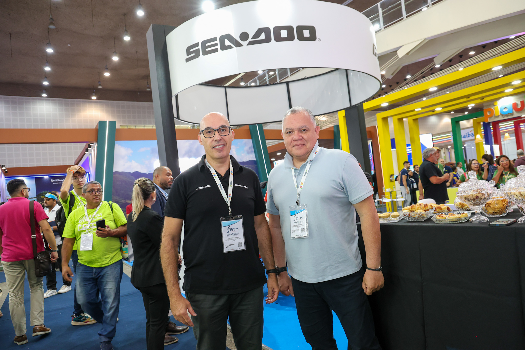 Adilson Gaspar e Marcello Souza, da BRP Brasil Motor Sports Adilson Gaspar e Marcello Souza, da BRP Brasil Motor Sports