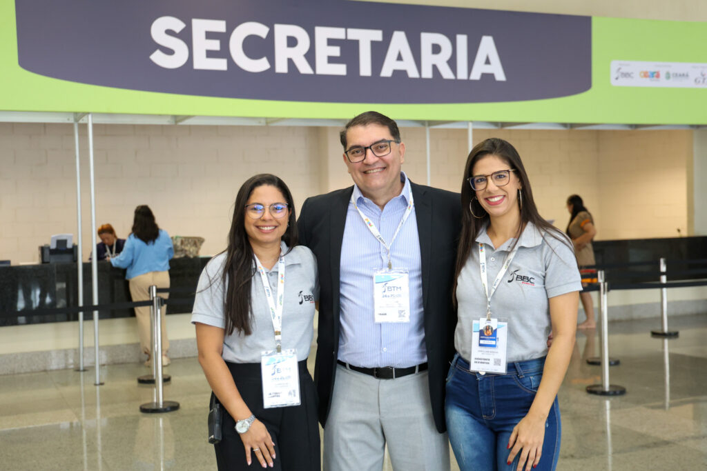 Alana Silva, Aluiso Dias, e Adryllian Araújo, da BBC Eventos