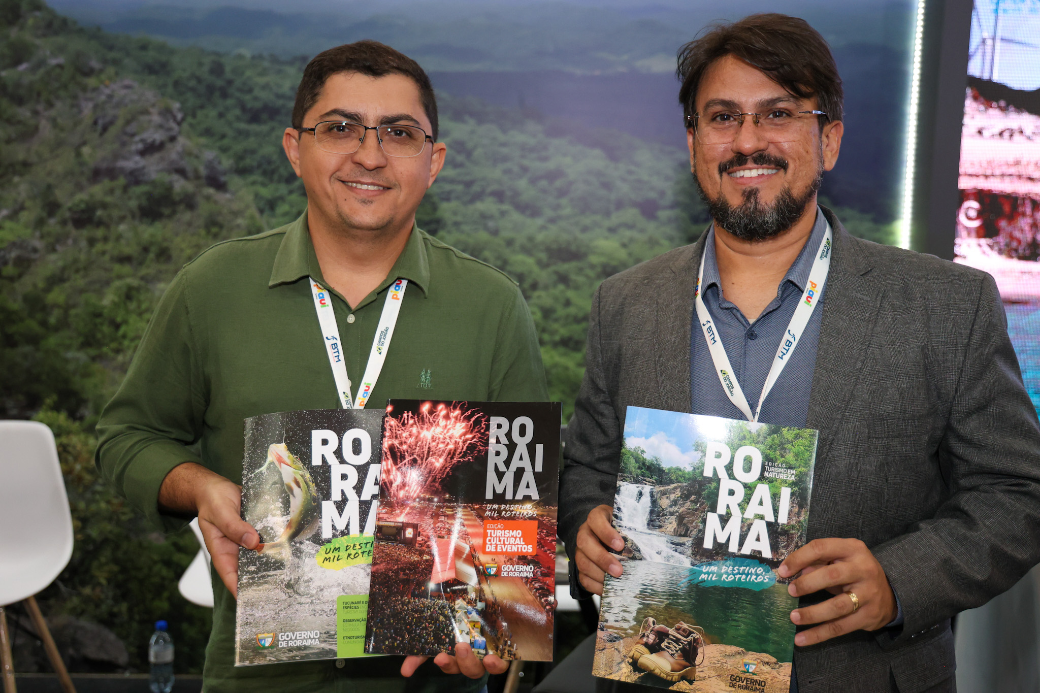 Alex Ferreira e Bruno Brito, do Governo de Roraima Alex Ferreira e Bruno Brito, do Governo de Roraima