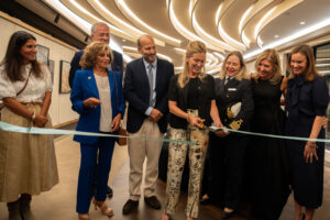 Alexa Aponte Vago, Pierfrancesco Vago, Rosalba Giugni, Hussain Aga Khan, Fareen Aga Khan, Capt. Serena Melani, Daniela Picco, Anna Nash (Divulgação/Explora)