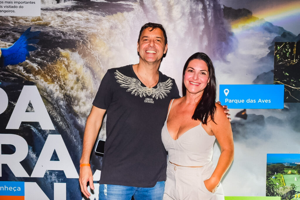 Alexandre Maffra, da Travel Lover Viagens e Aline Prado, da BWT