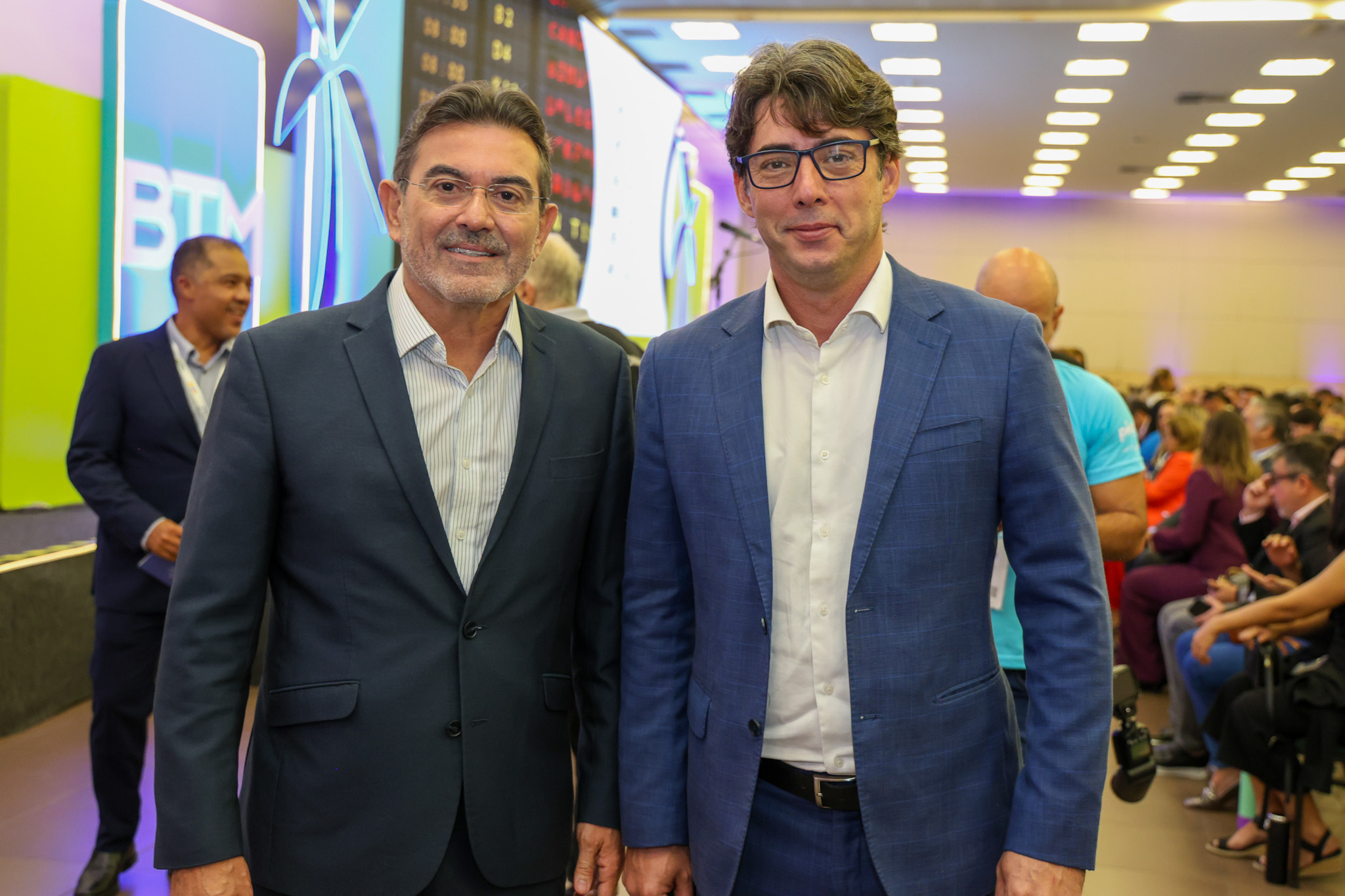 Alexandre Pereira, secretário de Turismo de Fortaleza, e Fabrício Amaral, do Fornatur Alexandre Pereira, secretário de Turismo de Fortaleza, e Fabrício Amaral, do Fornatur