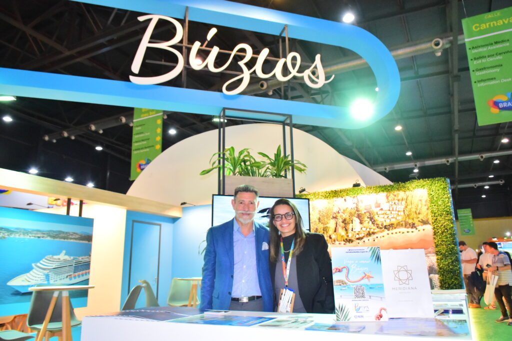 Alfredo Vilamonte, do Meridiana Hotels e Daniela assis, de Búzios