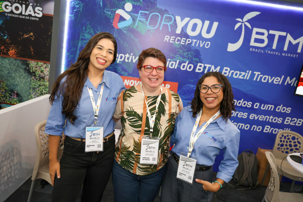 Ângela, Isabel Dantas e Márcia Morais, da For You Receptivo