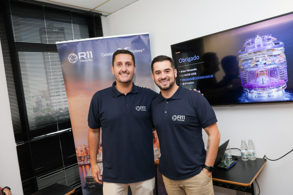 Artur Fernando e Mário Borges, da R11 Artur Fernando e Mário Borges, da R11