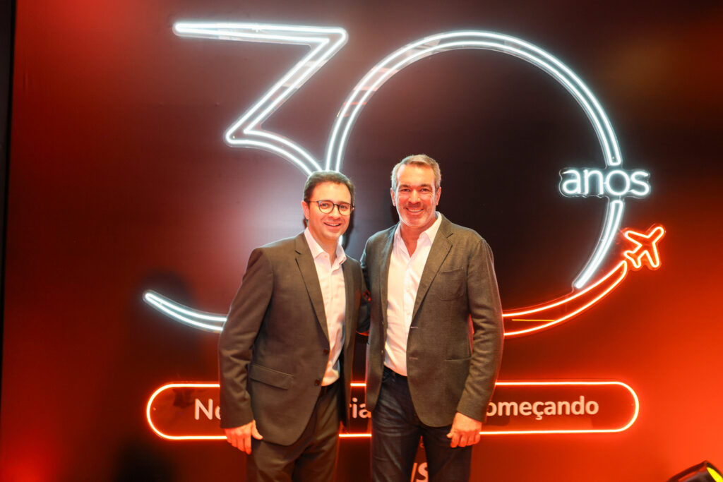 Celso Ferrer, CEO da Gol e Constantino de Oliveira Júnior