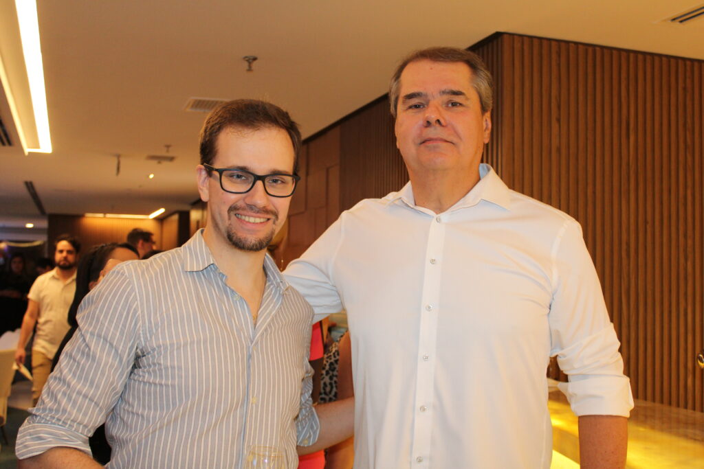 Christian Felix, da Escape Travel Advisors, e Guilherme Belliboni, da Capolavoro