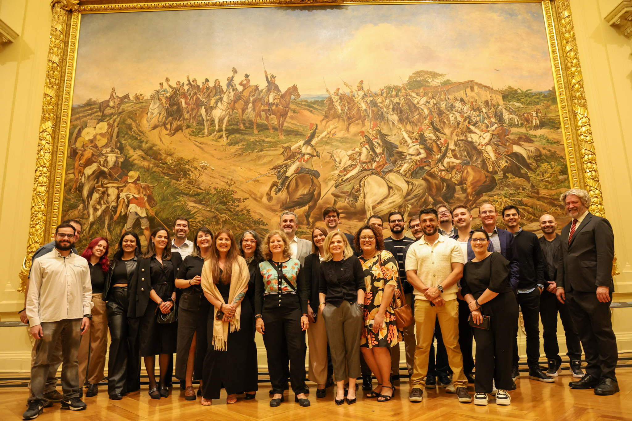 Convidados realizaram tour pelo museu do Ipiranga Convidados realizaram tour pelo museu do Ipiranga