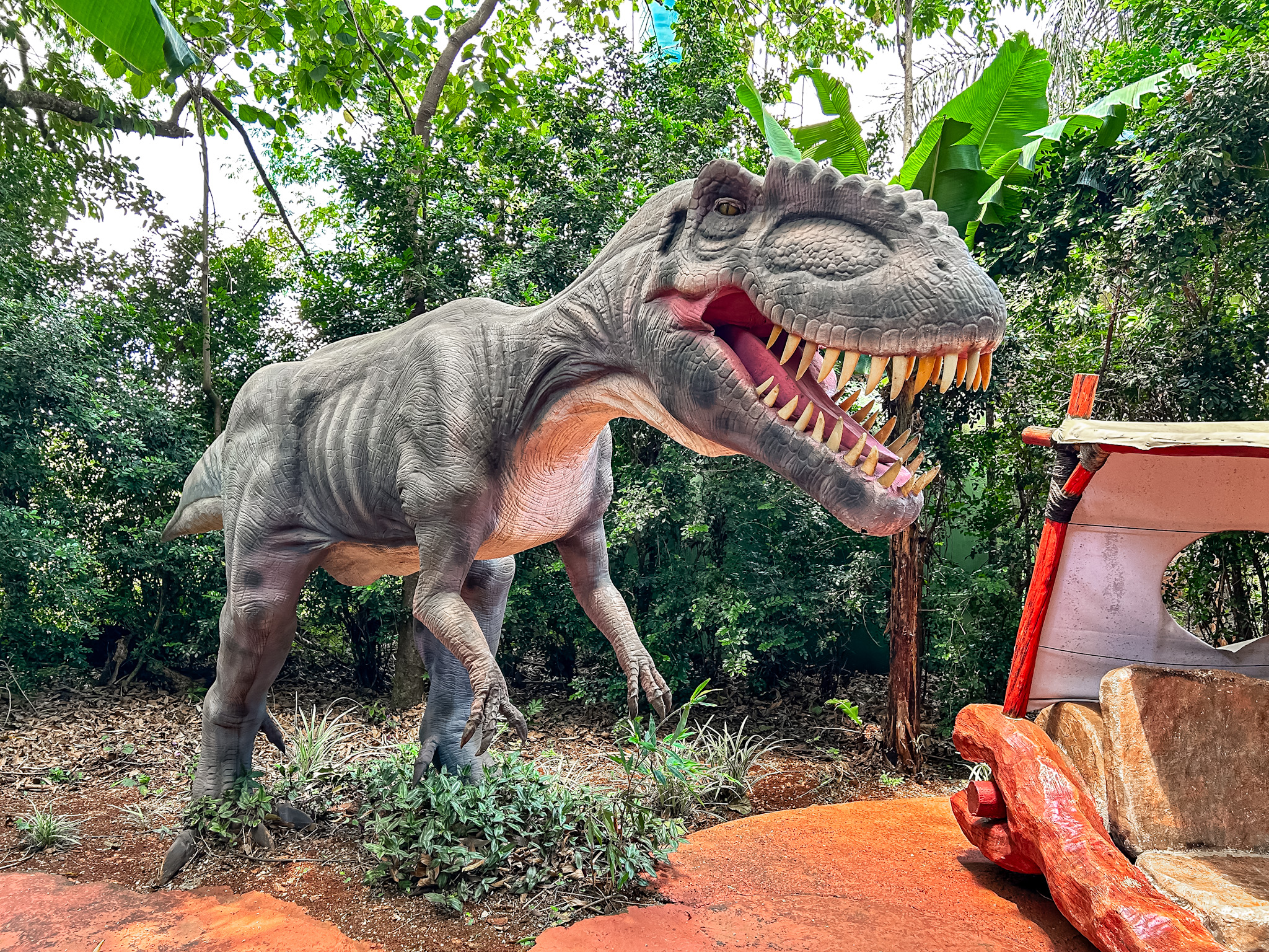 Diferentes espécies de dinossauros estão representadas no Vale Diferentes espécies de dinossauros estão representadas no Vale