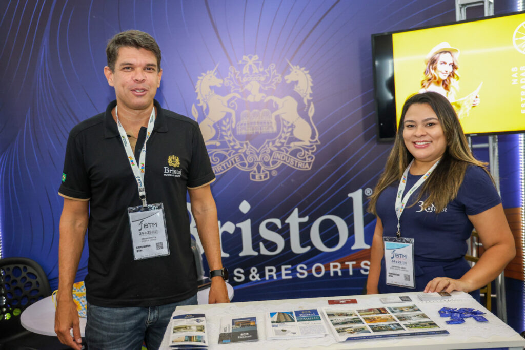 Druso Frota e Andressa Girao, do Hotel Bristol