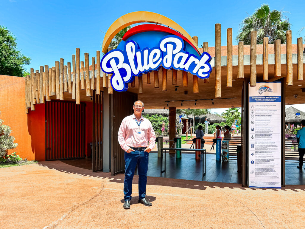Elvio Andrade, gerente do Blue Park Elvio Andrade, gerente do Blue Park
