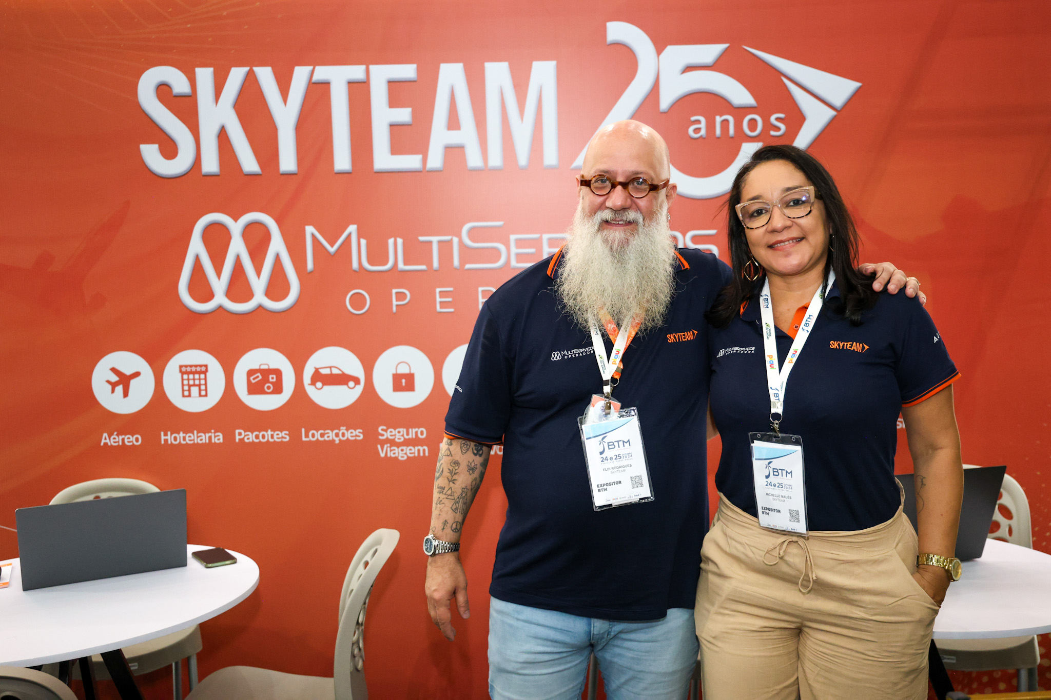 Elis Rodrigues e Michelle Maués, da SkyTeam Elis Rodrigues e Michelle Maués, da SkyTeam