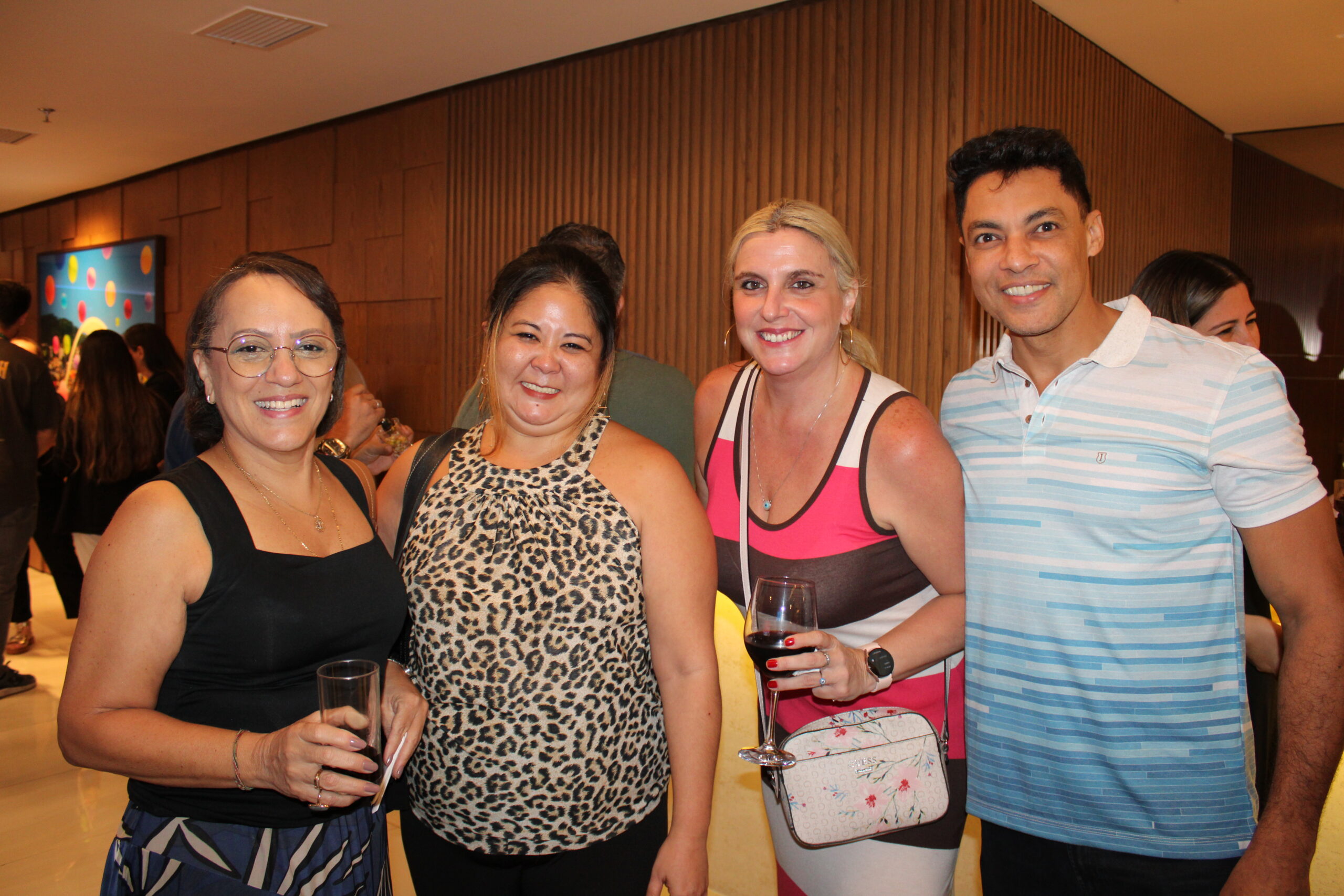 Elsa Miranda, da LM Turismo, Patricia Tamaciro, da Ohana Tours, Floris Chieregatti, da Vero Viagens, e Diogenes Guerra, da DGG Viagens e Turismo