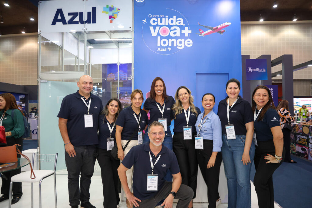 Equipe da Azul Viagens e Azul Linhas Aéreas