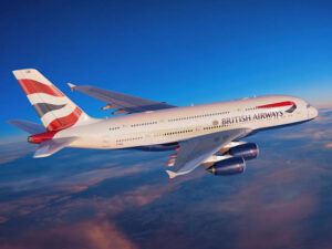 Essa é a primeira vez que o novo avião opera no Galeão (Reprodução/British Airways)