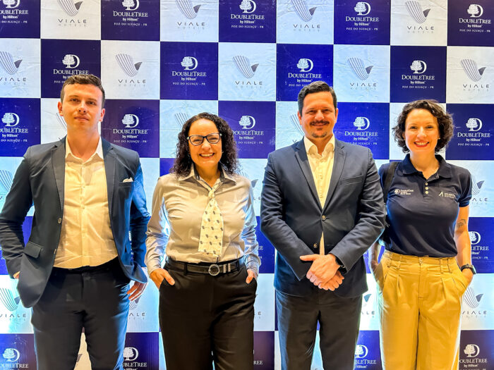 Viale Hotéis investe em melhorias e prevê crescimento em Foz do Iguaçu 1 Executivos da Atlantica Hospitality que tem o Viale Hoteis e o Double Tree no portfolio e1729564722447 Viale Hotéis investe em melhorias e prevê crescimento em Foz do Iguaçu