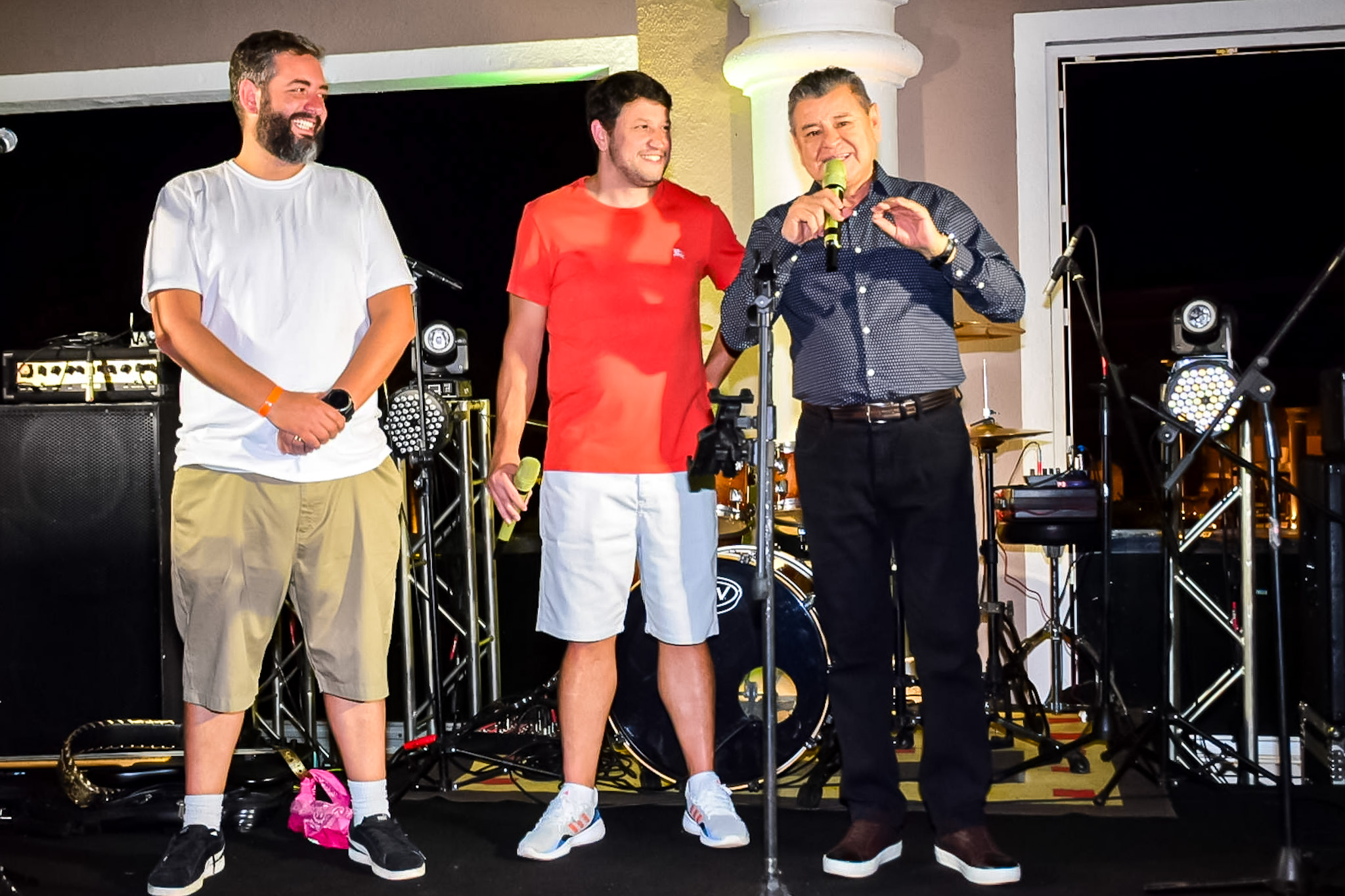 Gabriel Cordeiro e Adonai Filho, da BWT com Felipe Gonzalez, da Cassinotur