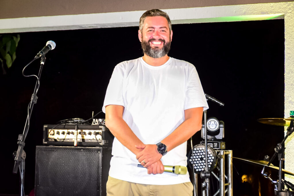 Gabriel Cordeiro saudou os agentes de viagens e desejou um ótimo evento aos convidados