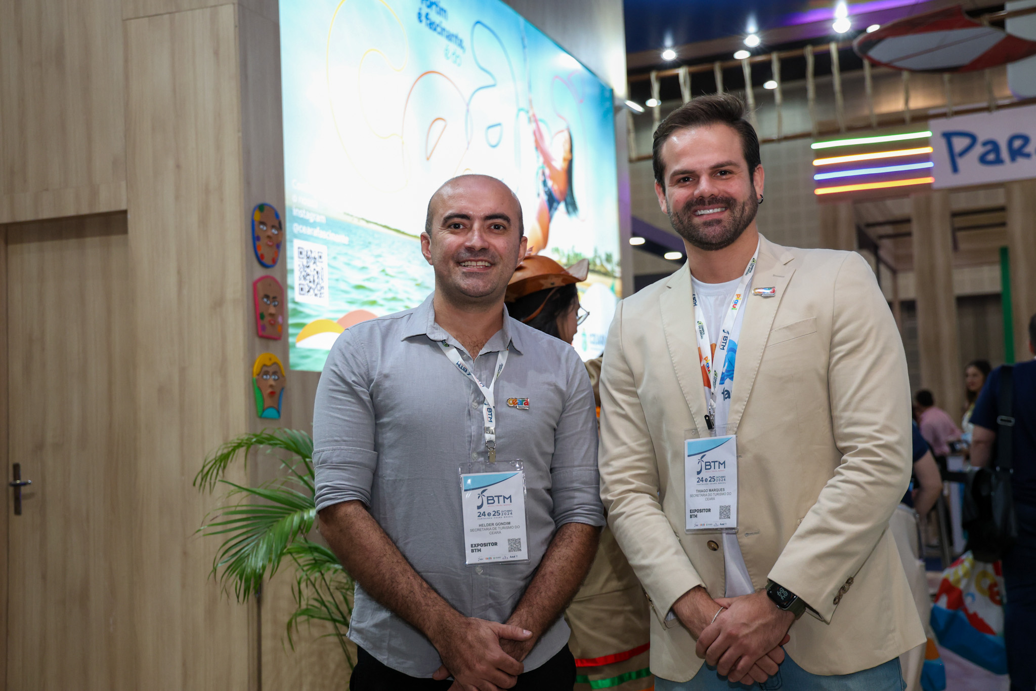 Helder Gondim e Thiago Marques, da Setur-CE Helder Gondim e Thiago Marques, da Setur-CE