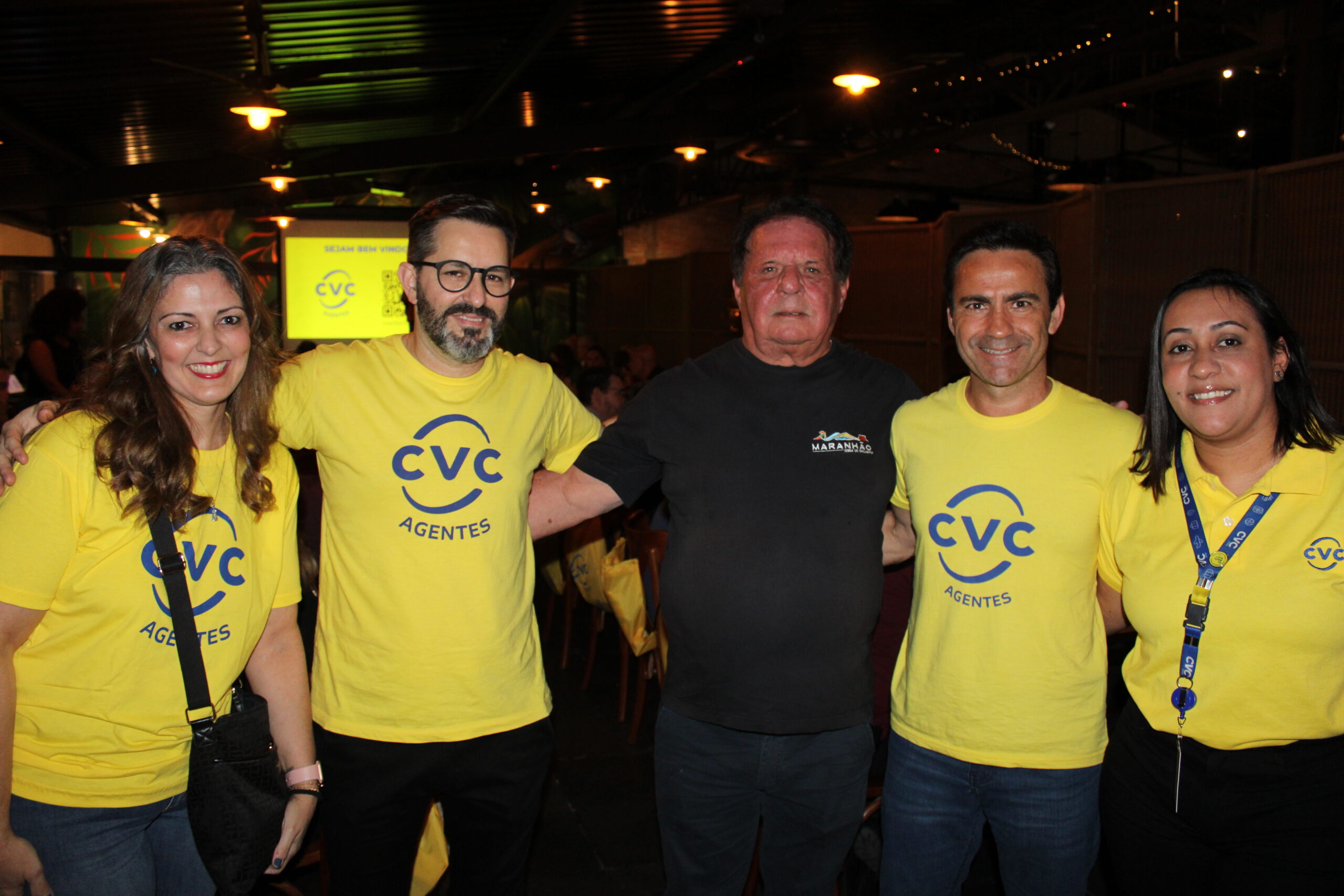 Equipe da CVC com Airton Abreu, do Maranhão Equipe da CVC com Airton Abreu, do Maranhão
