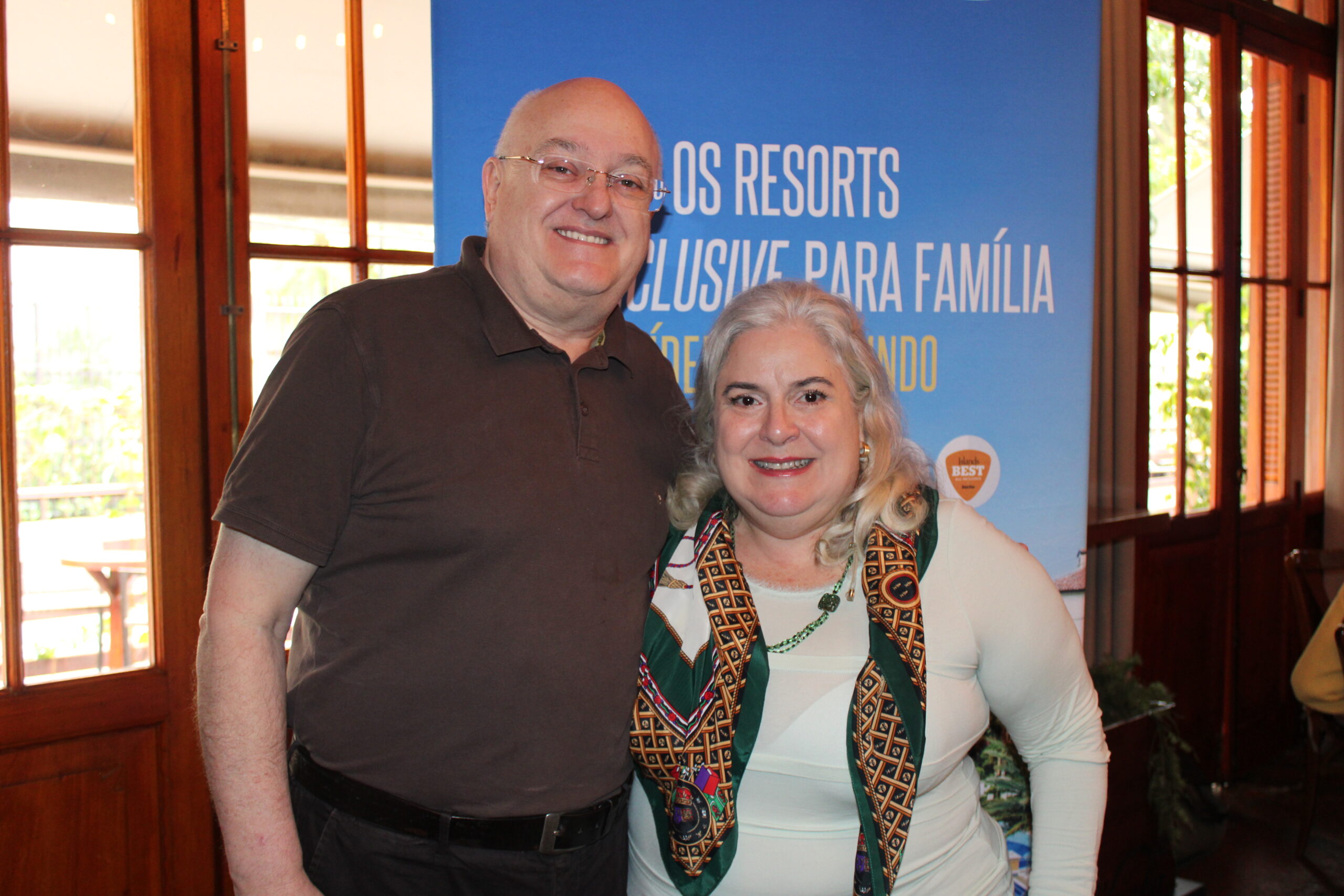 Armindo Zunder e Denise Lhamas, da Check In Travel Armindo Zunder e Denise Lhamas, da Check In Travel