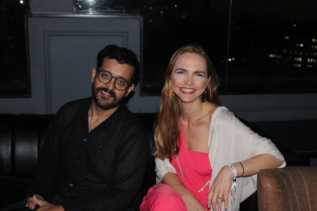 Angelo chaves, do Abc Publicidade, e Renata Razaboni