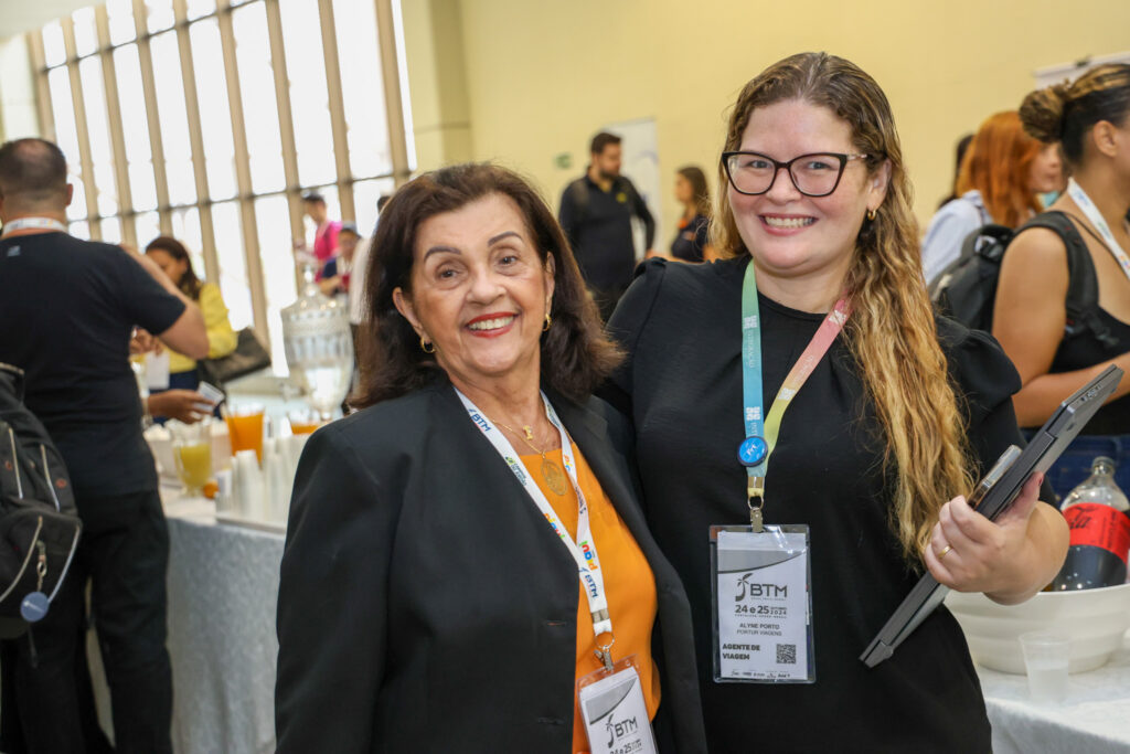Iracema Rocha e Aline Porto, da Portur Viagens