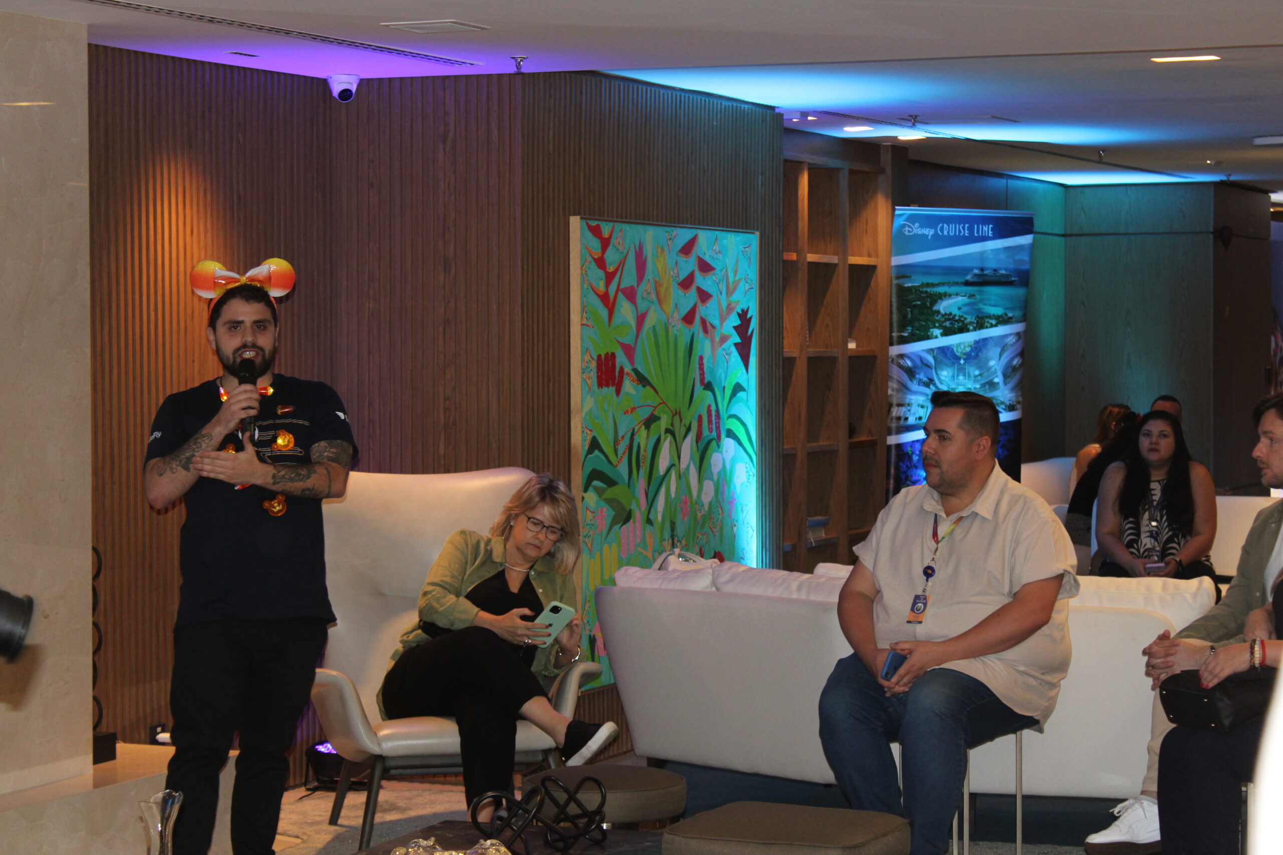 João Pedro Bárbaro e Silva, gerente geral da Qualitours Cruise & Tours deu as boas-vindas aos participantes