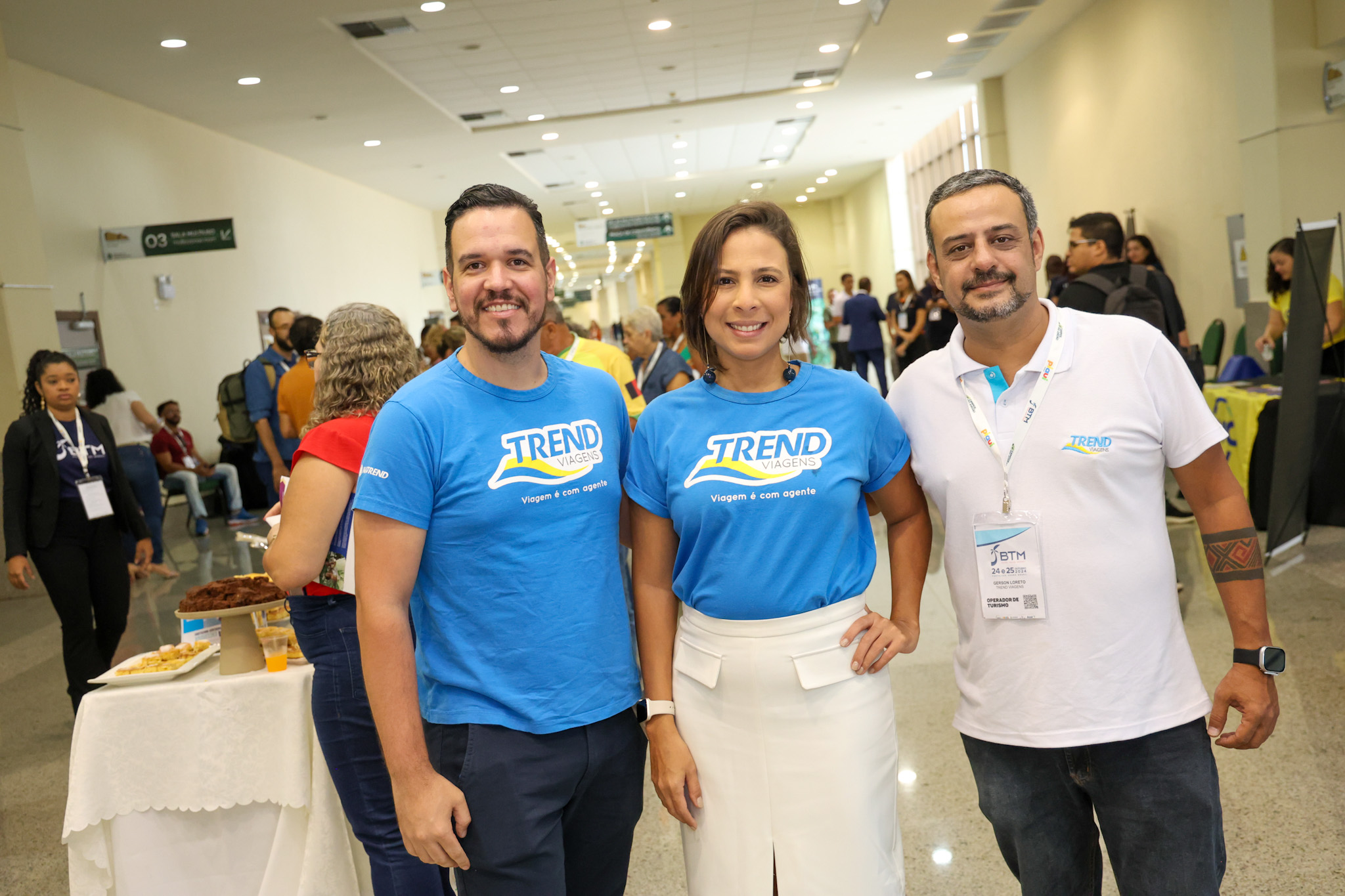 John Souza, Cássia Valle e Gérson Loreto, da Trend Viagens John Souza, Cássia Valle e Gérson Loreto, da Trend Viagens