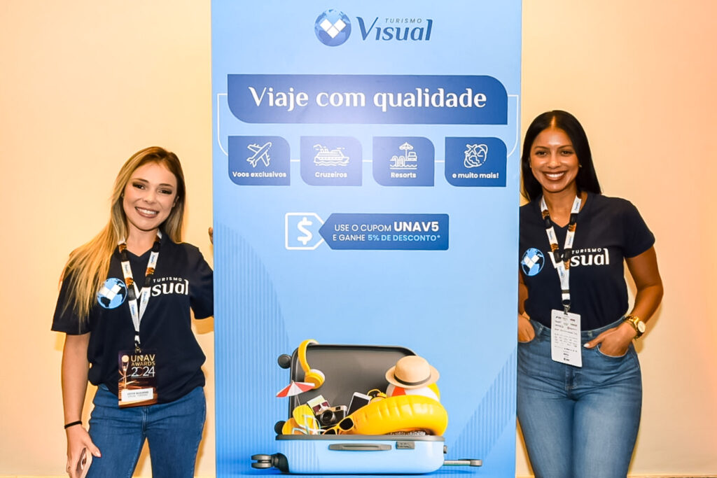 Joyce Ouevedo e Meggy Andrade, da Visual Turismo